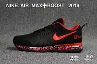 cheap nike air max 2019 black red